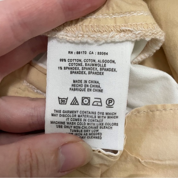 Anthropologie pilcro NWOT white chinos size 32 - Picture 7 of 7